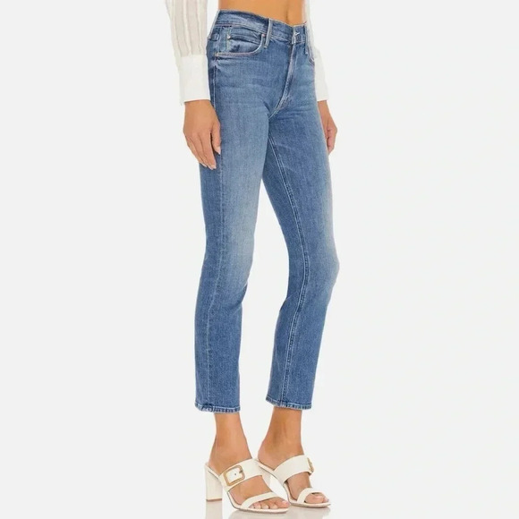 Mother The Mid Rise Dazzler Ankle in Cut & Paste Jeans Size 25 $228 - Picture 3 of 7